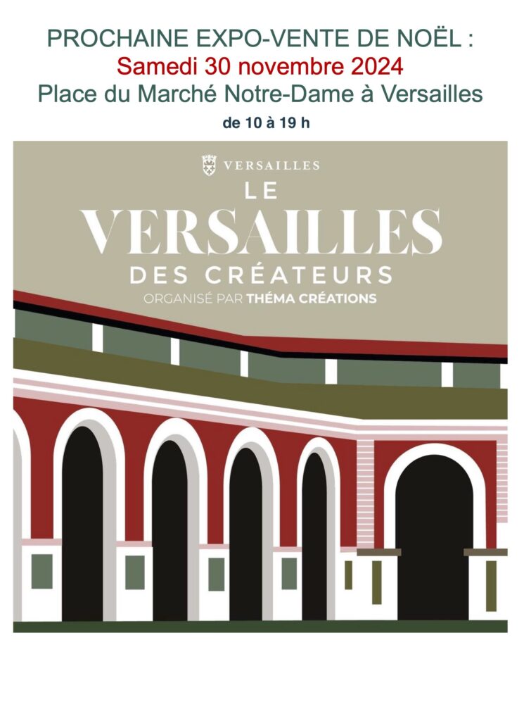 expos-vente créateur marché de noël, Esther Hamerla artisan expose ses bijoux à Versailles au marché de Noël le 30 novembre